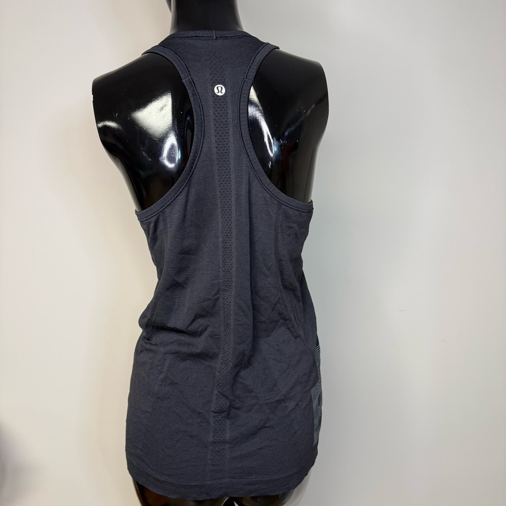 Lululemon Swiftly Tech Racerback Tank 2.0 Size 4 – EDM 10K Running Top – Black - Picture 4 of 6